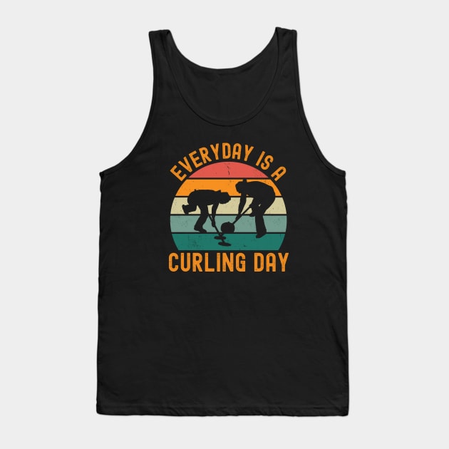 Everyday Is A Curling Day Tank Top by footballomatic